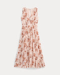 Maxi Dress in Silk Georgette | Soft Floral