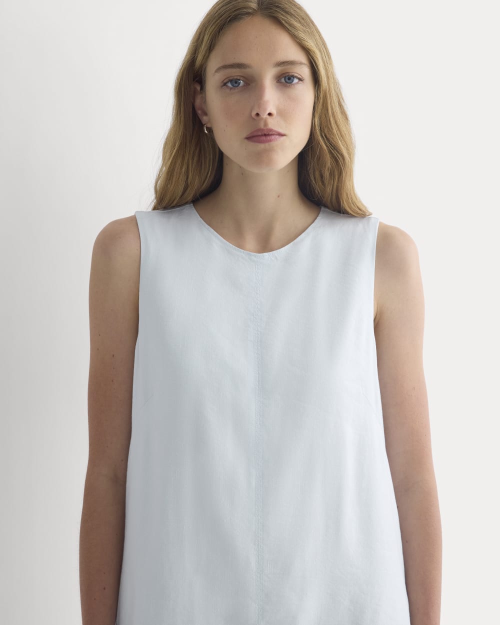 The Shift Dress in Stretch Linen | Skywriting