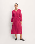 The TENCEL? Gathered Maxi Dress | Red Currant