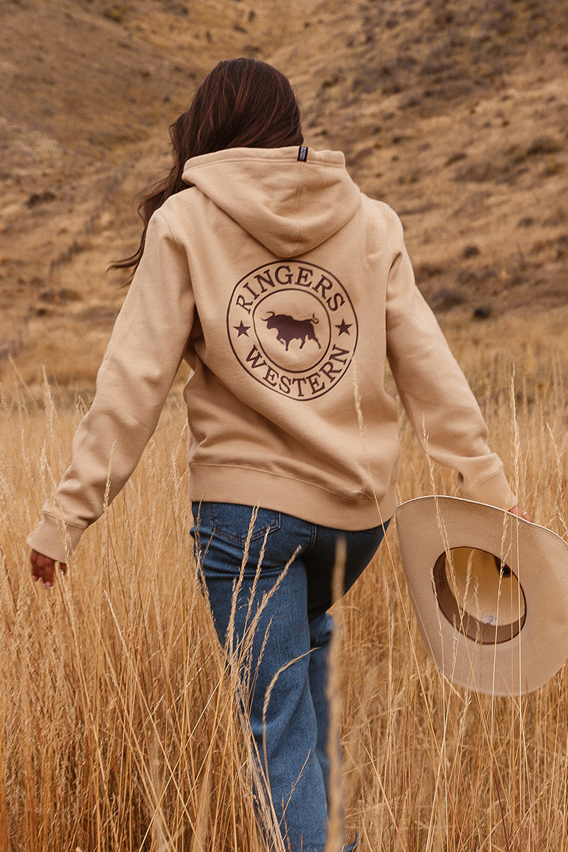 Signature Bull Womens Pullover Hoodie