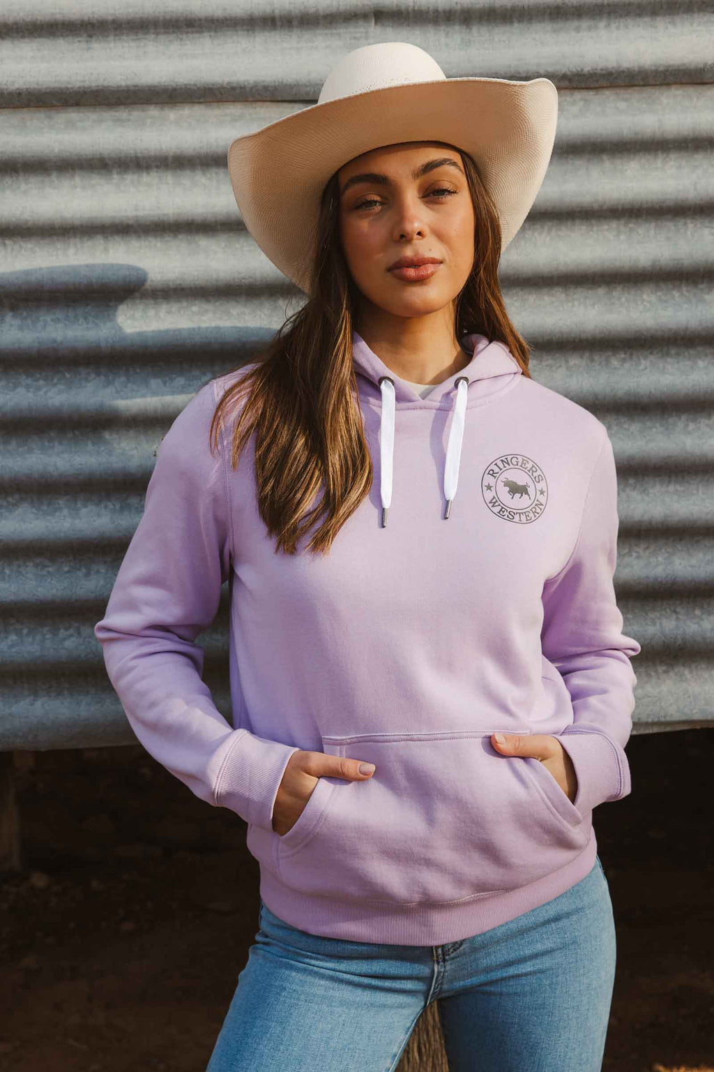 Signature Bull Womens Pullover Hoodie