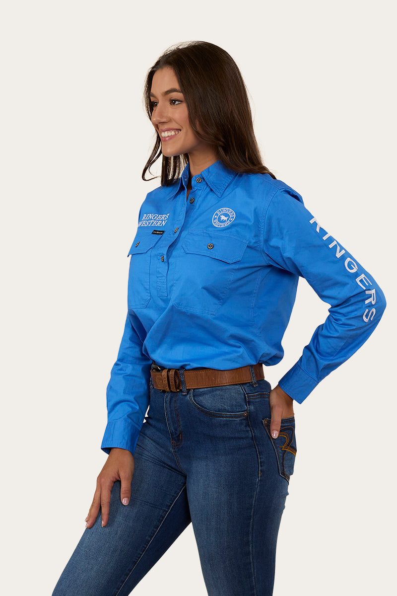 Signature Jillaroo Womens Half Button Work Shirt