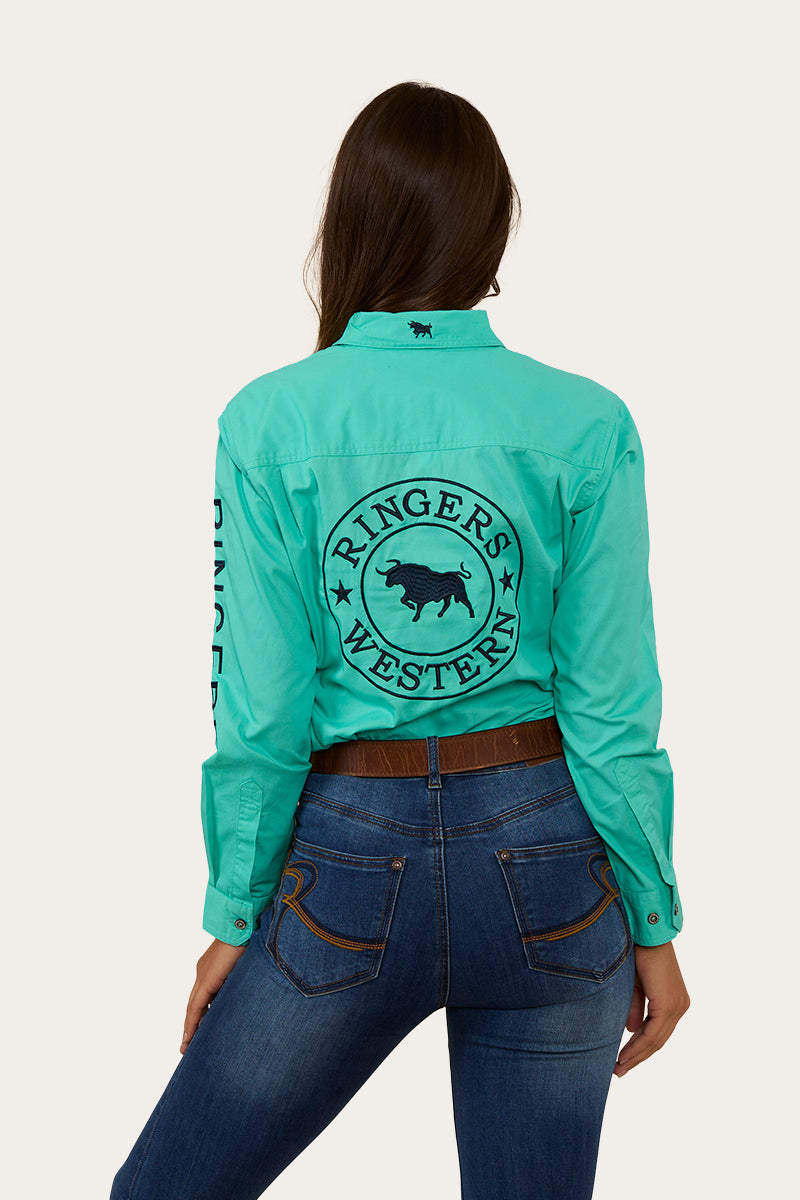 Signature Jillaroo Womens Half Button Work Shirt