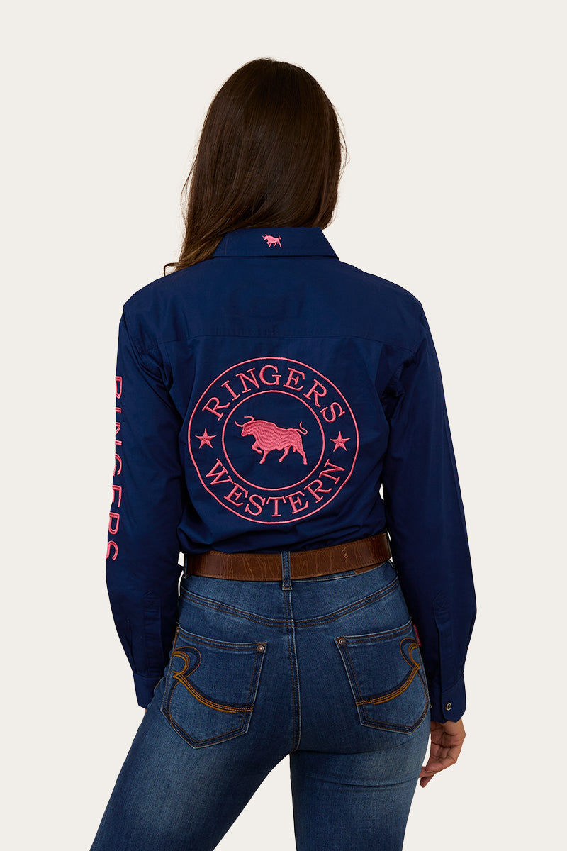 Signature Jillaroo Womens Half Button Work Shirt