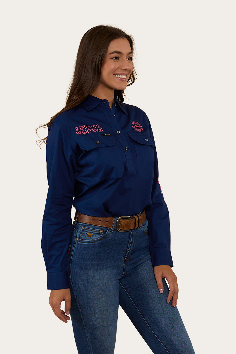 Signature Jillaroo Womens Half Button Work Shirt