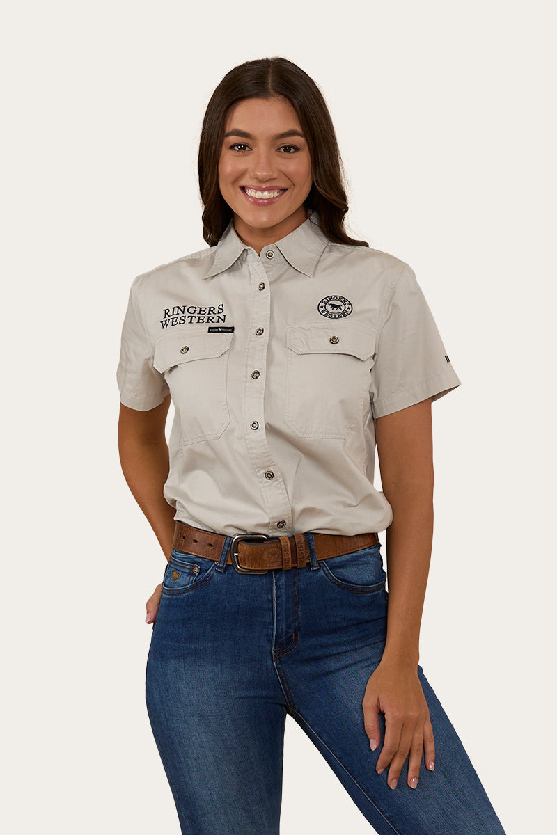 Signature Jillaroo Womens Full Button SS Work Shirt