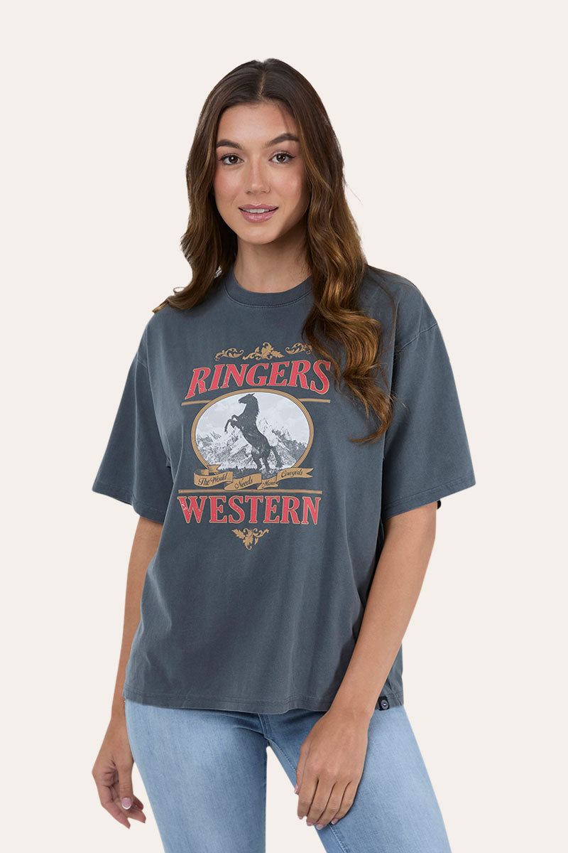 Horsin Around Womens Oversized T-Shirt