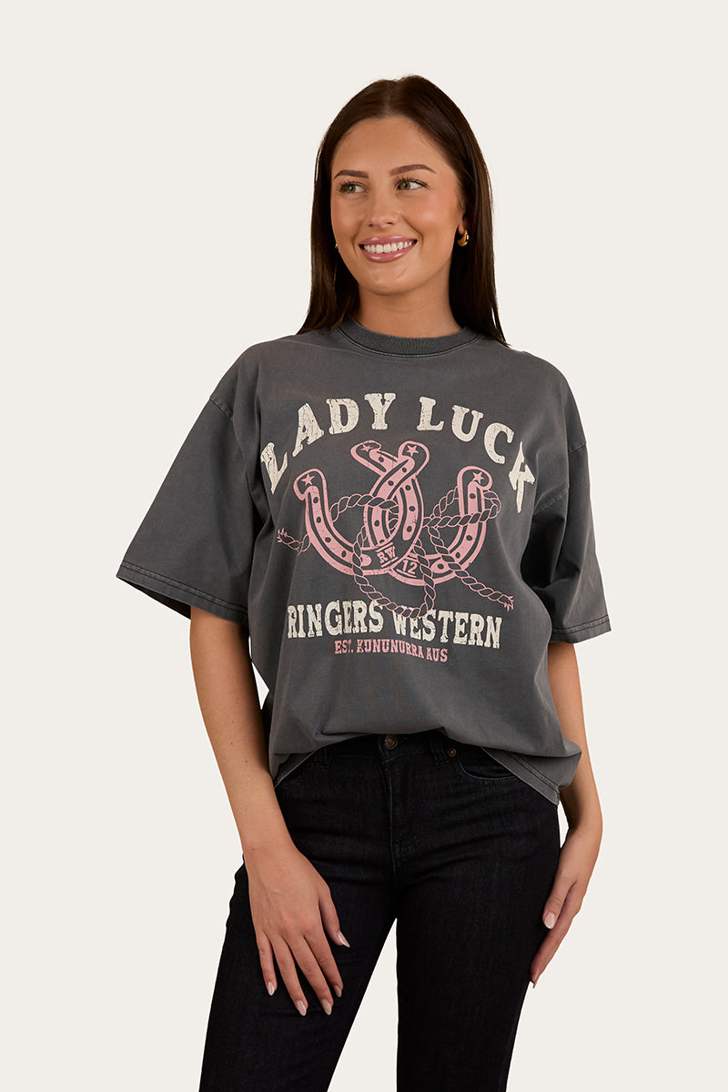 Lady Luck Womens Oversized T-Shirt