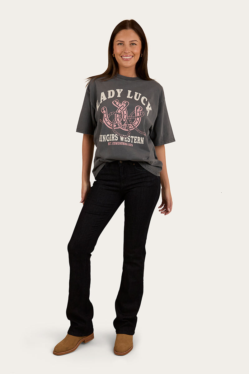 Lady Luck Womens Oversized T-Shirt