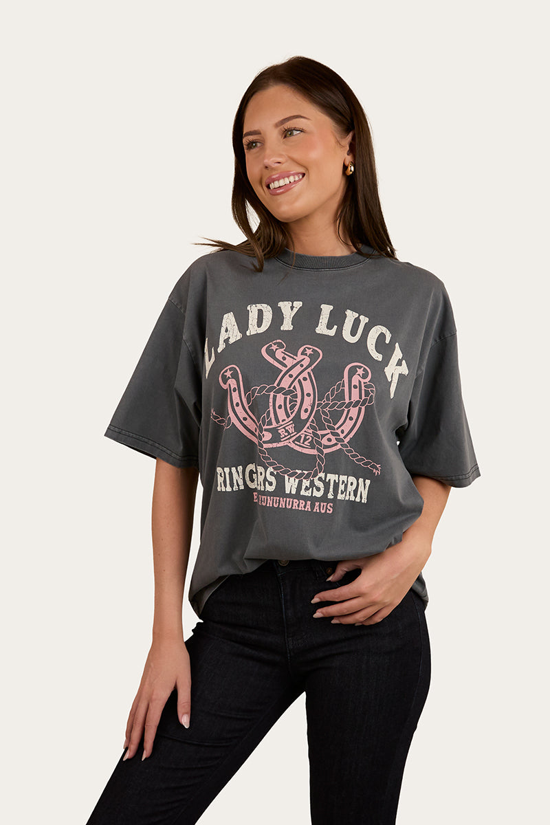 Lady Luck Womens Oversized T-Shirt