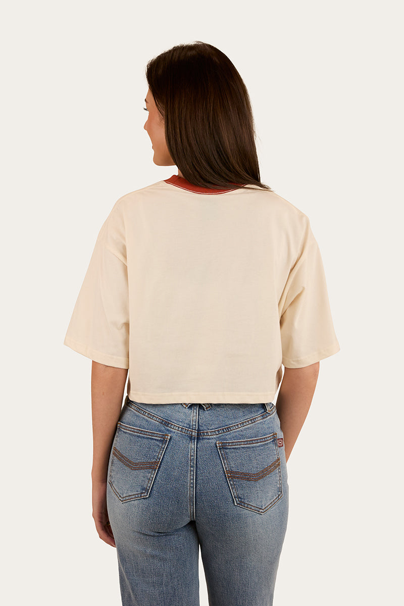 Feeling Lucky Cropped Oversized T-Shirt