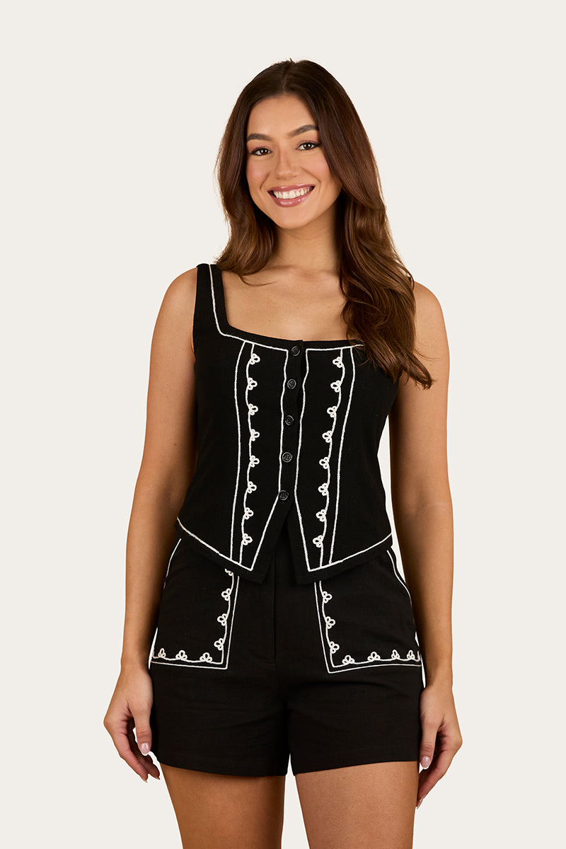 Westley Embroidered Fashion Top