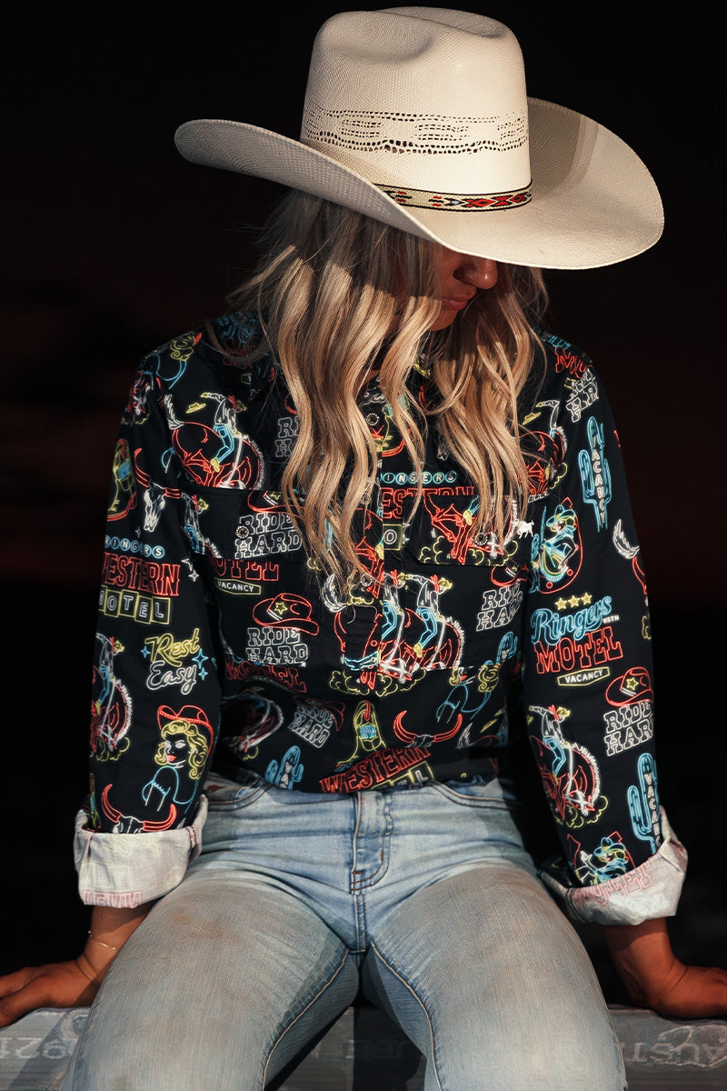 The Dyno Womens Limited Edition Half Button Work Shirt