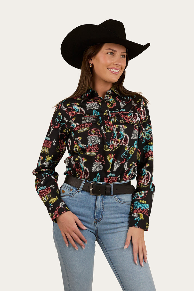 The Dyno Womens Limited Edition Half Button Work Shirt