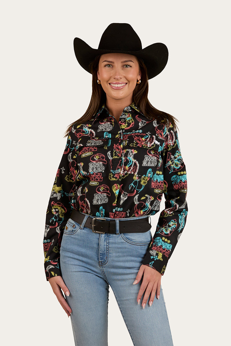 The Dyno Womens Limited Edition Half Button Work Shirt
