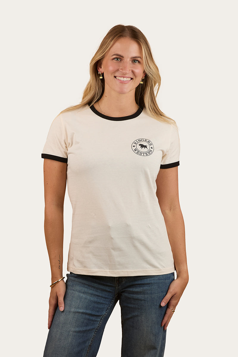 Signature Bull Womens Ringers T-Shirt