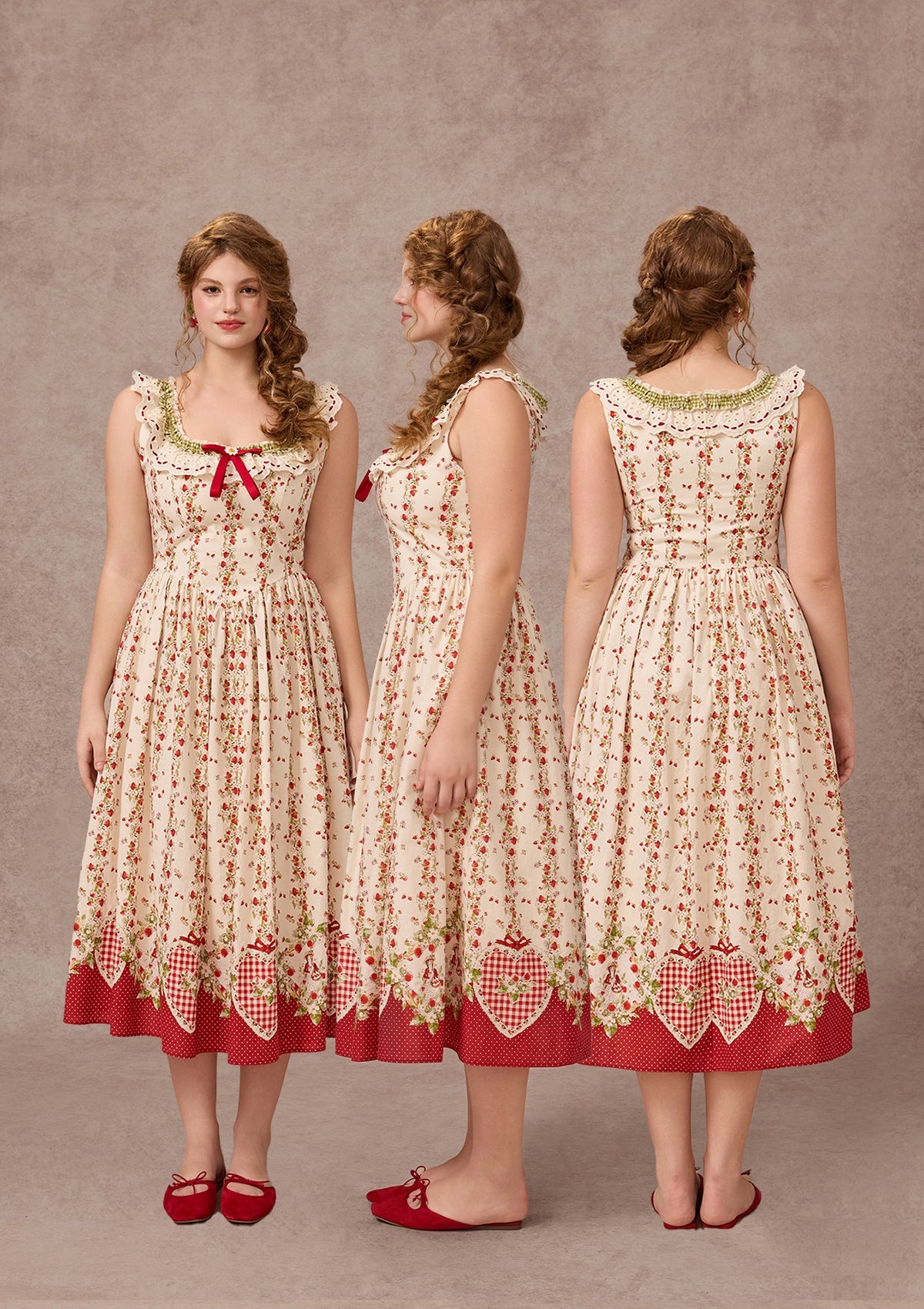 Curve&Plus Wildberry Picnic Dress