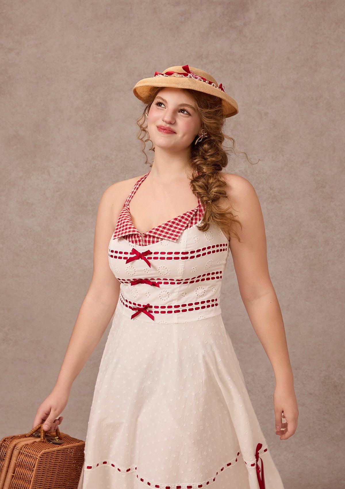 Curve&Plus Little Red Candle Dress