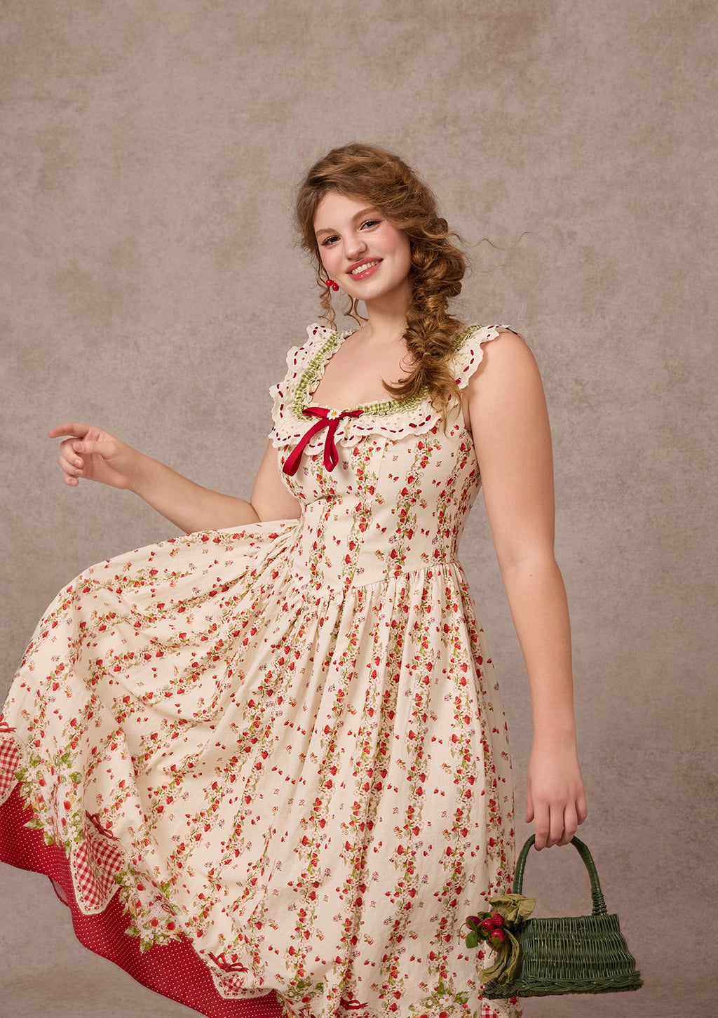 Curve&Plus Wildberry Picnic Dress