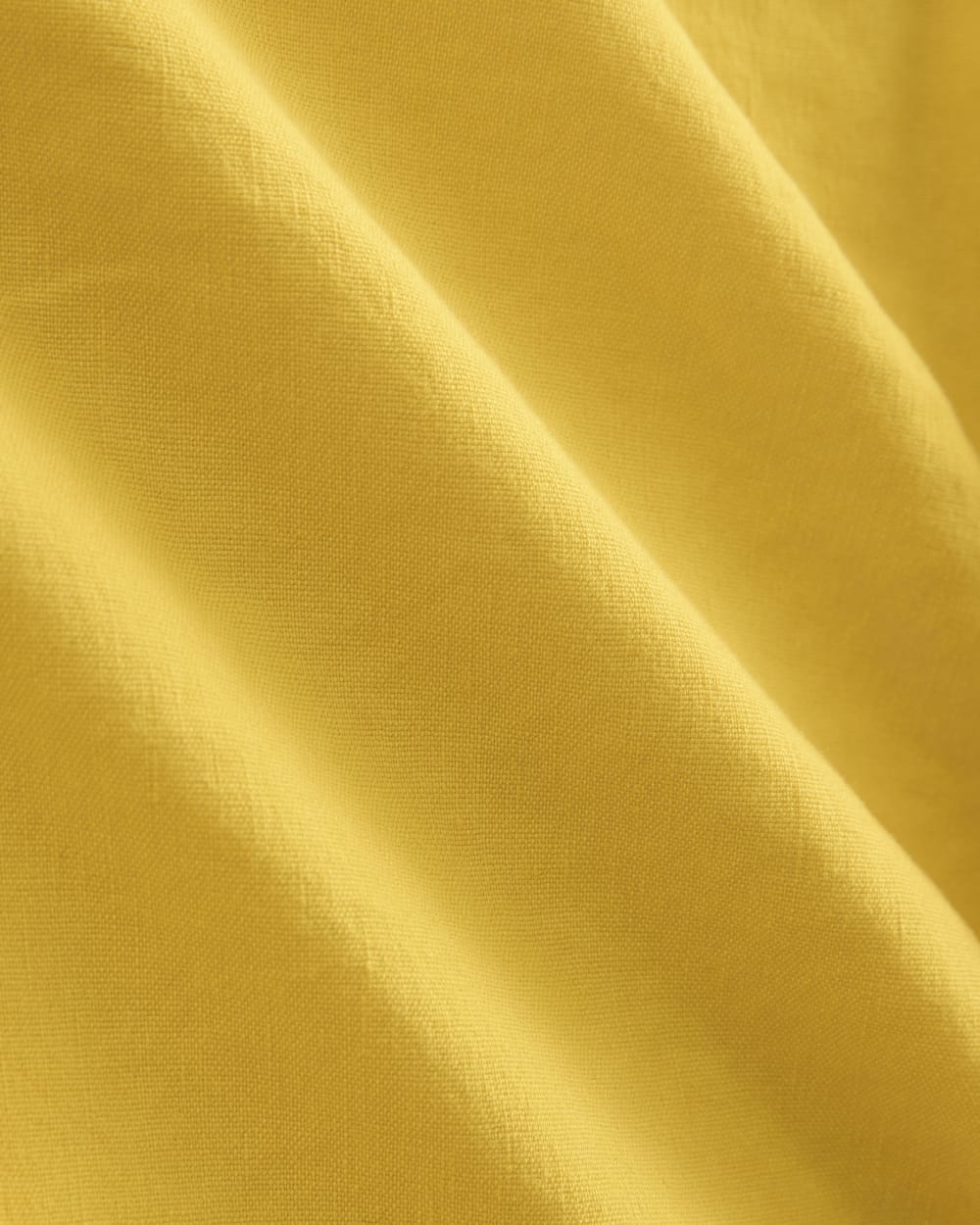 Tie-Neck Dress in Stretch Linen | Passion Fruit