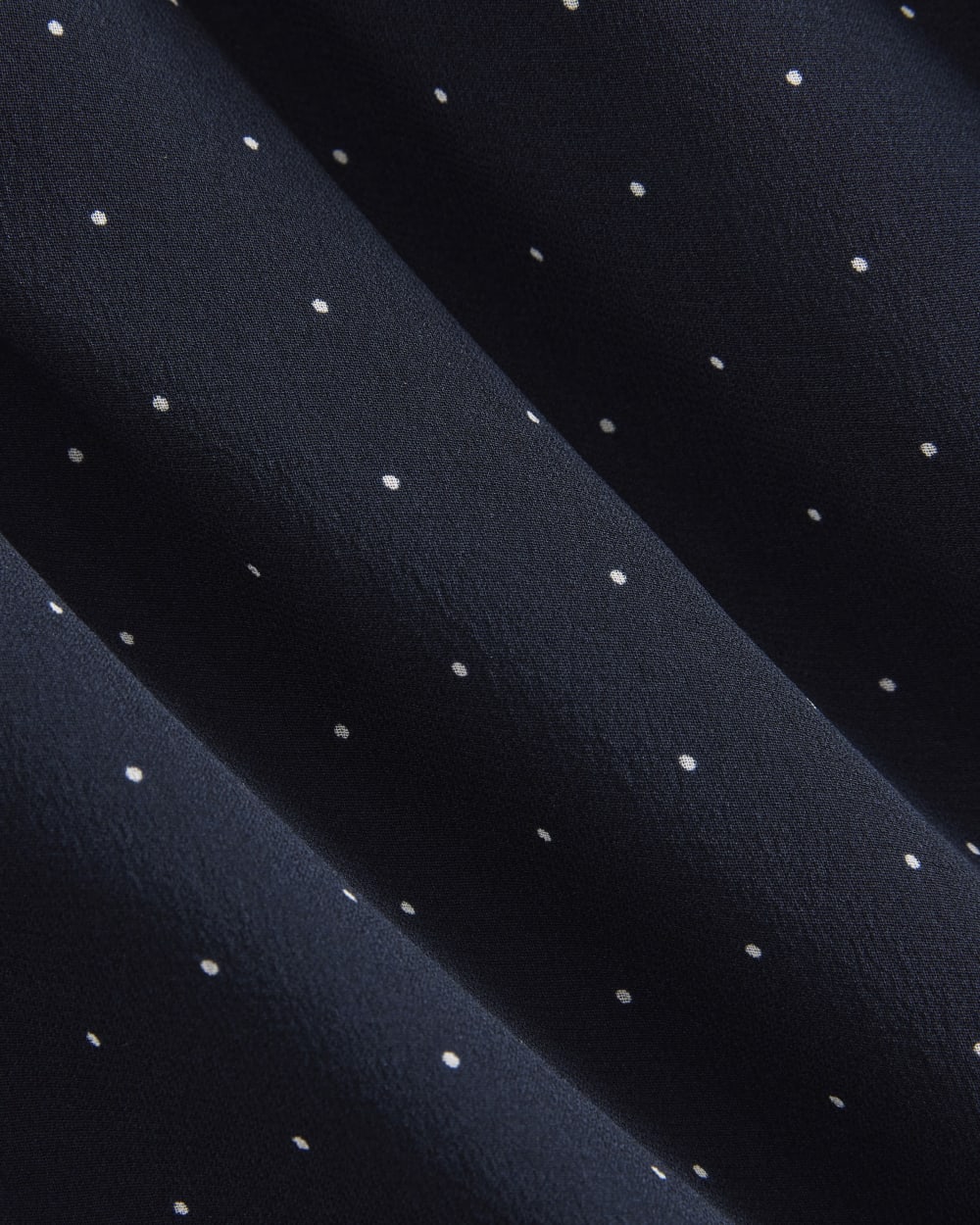 Scarf-Tie Mini Dress in Silk Georgette | Men's Navy/Birch