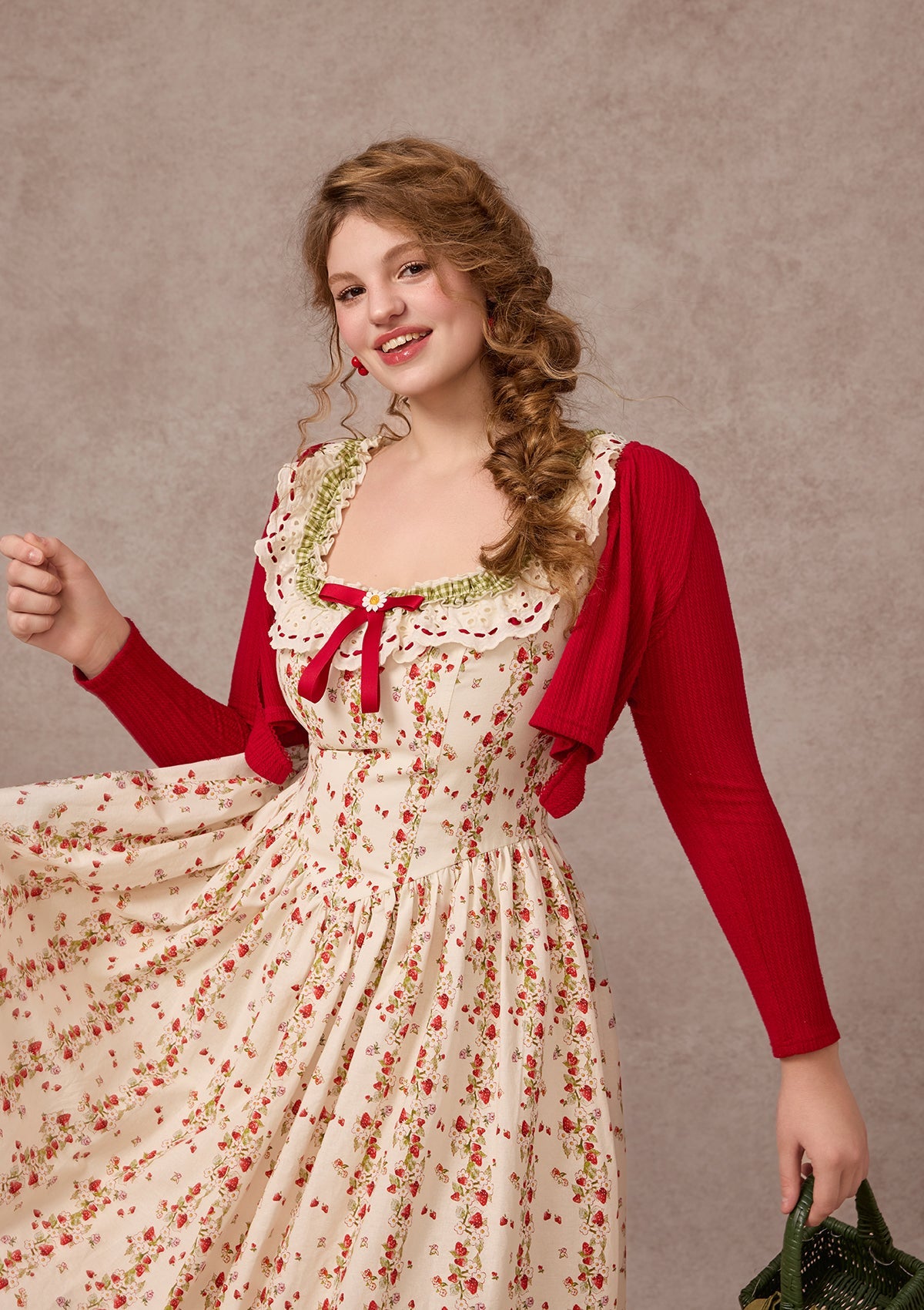 Curve&Plus Wildberry Picnic Dress