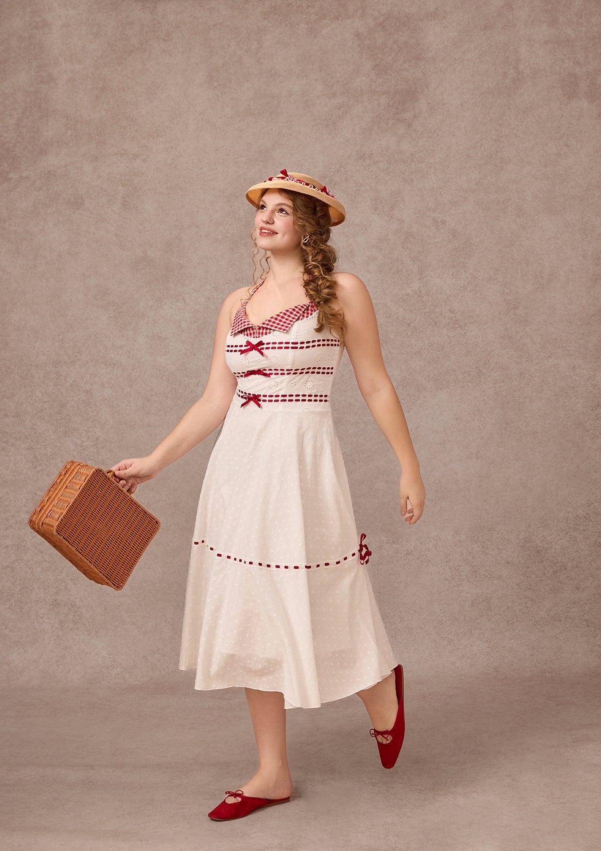 Curve&Plus Little Red Candle Dress