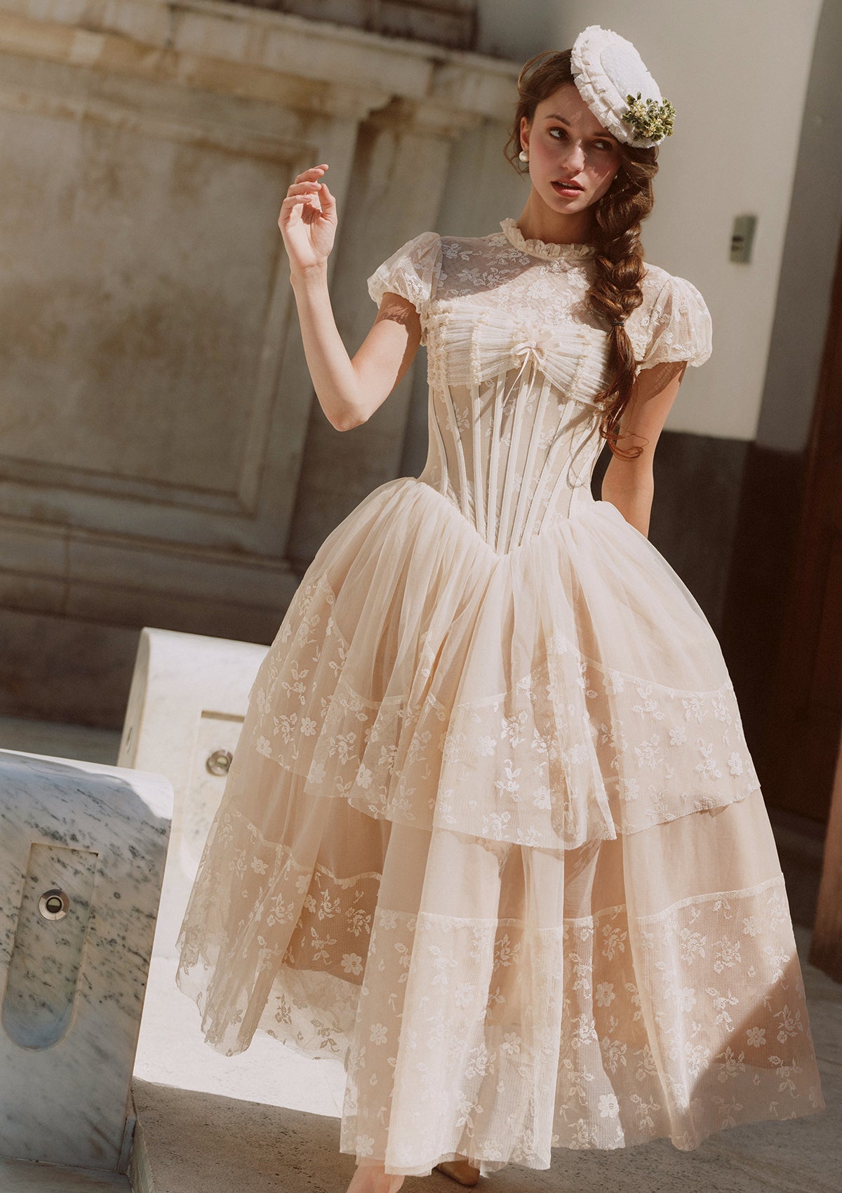 Ivory Cathedral Dress