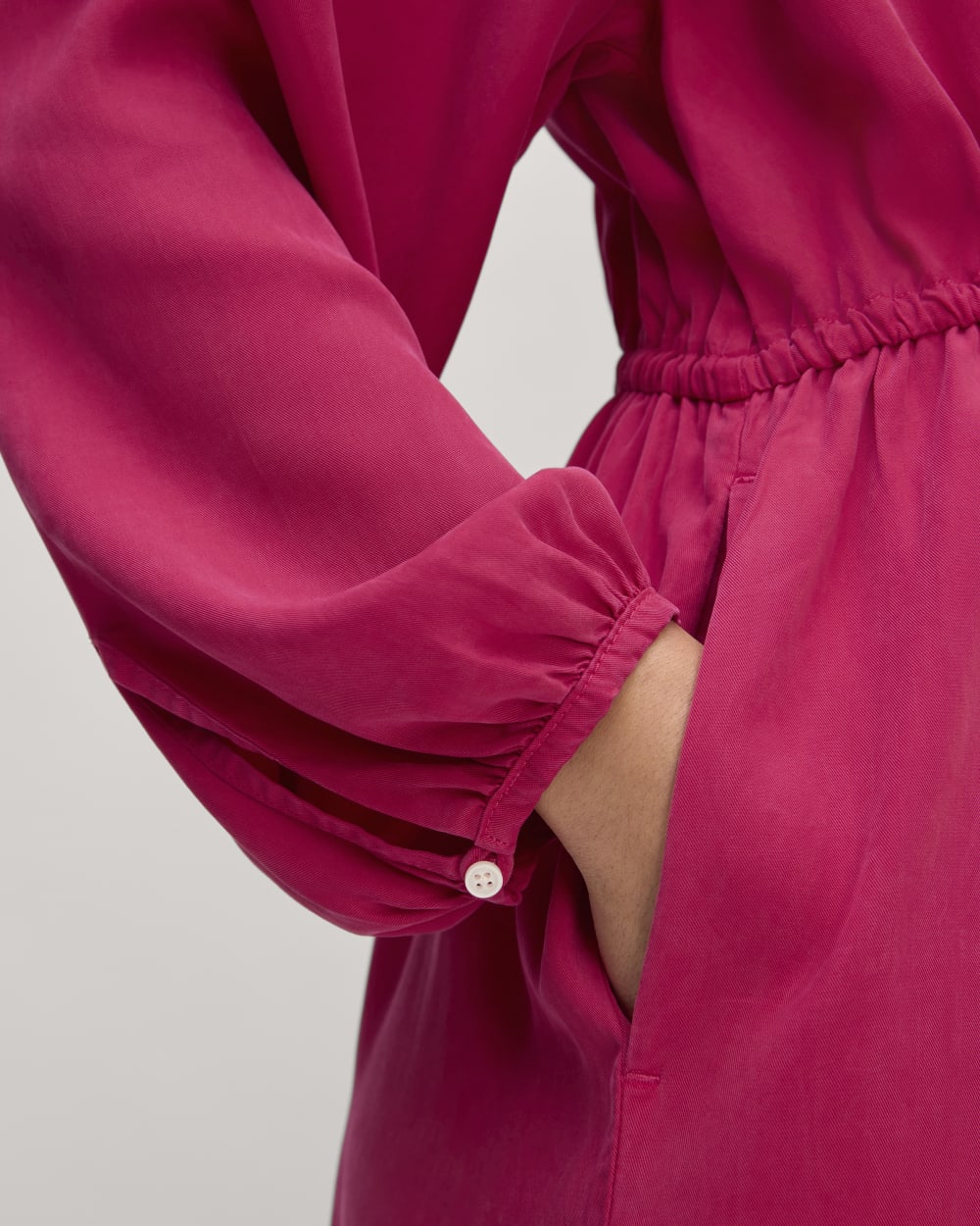 The TENCEL? Gathered Maxi Dress | Red Currant