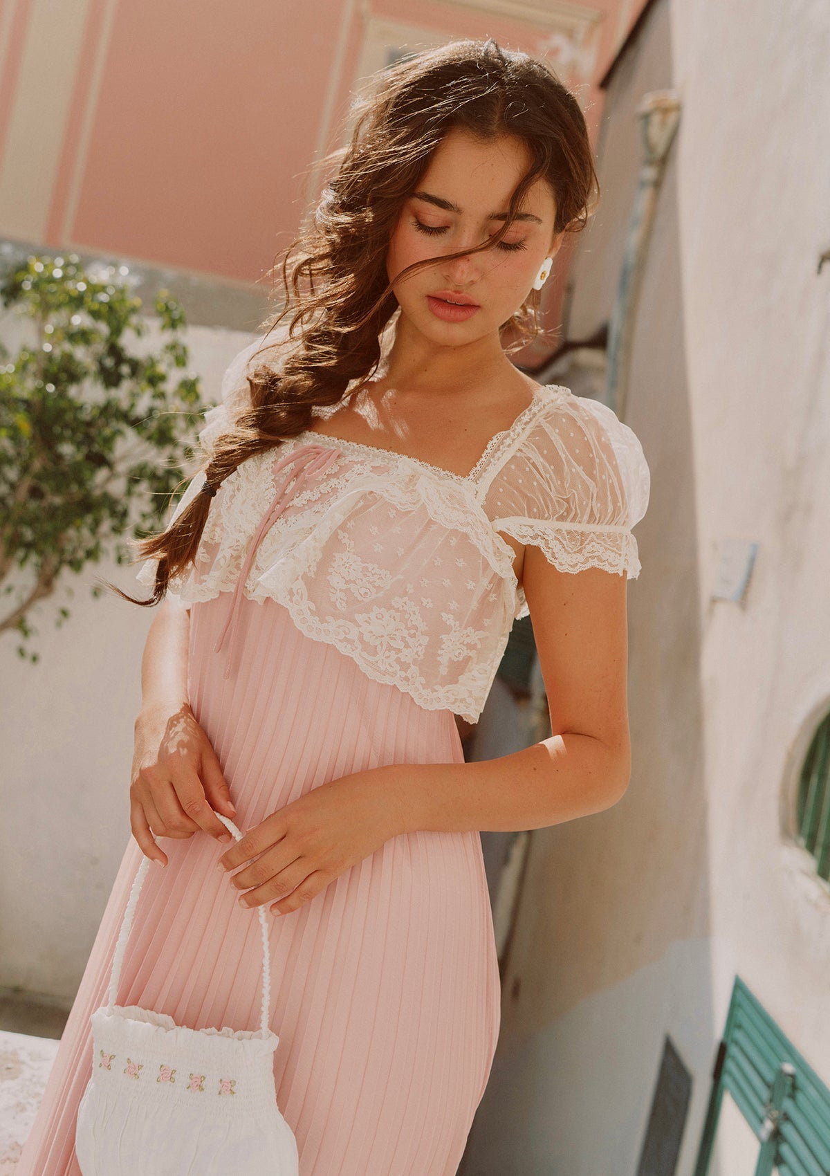 Honeyed Peach Bloom Dress