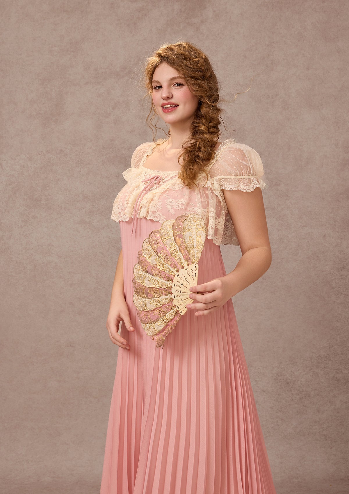 Curve&Plus Honeyed Peach Bloom Dress