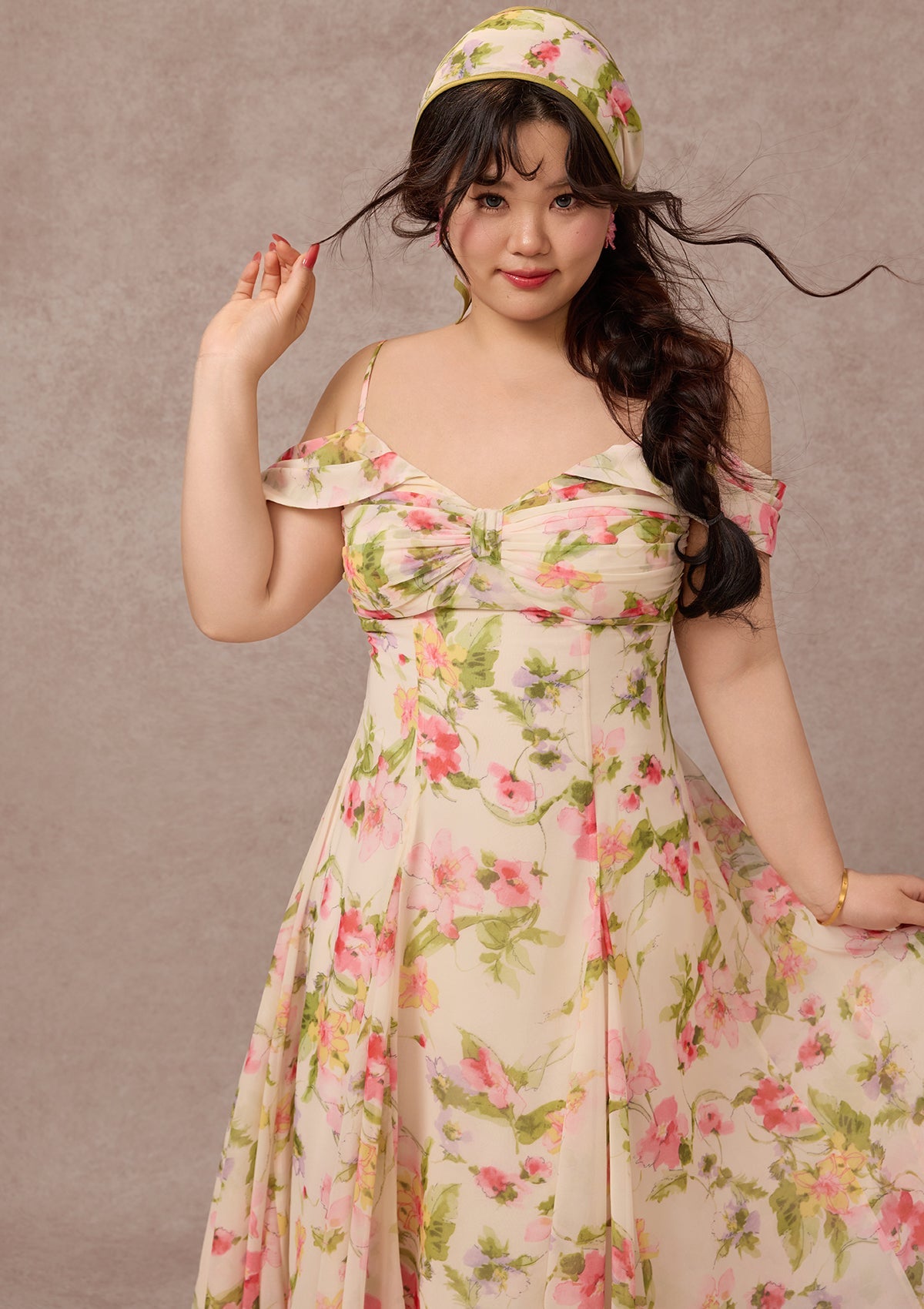 Curve&Plus Spring in Amalfi Dress
