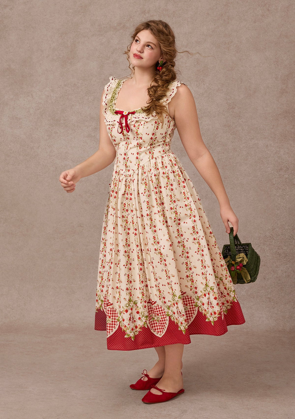 Curve&Plus Wildberry Picnic Dress