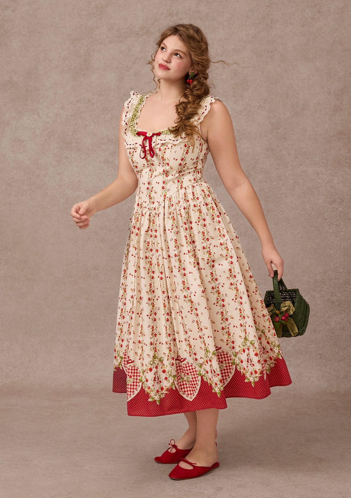 Curve&Plus Wildberry Picnic Dress