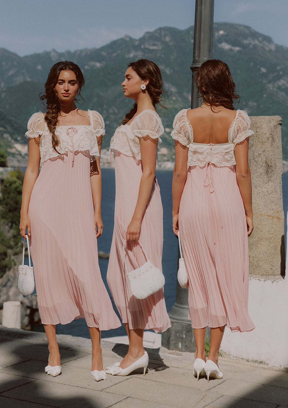 Honeyed Peach Bloom Dress