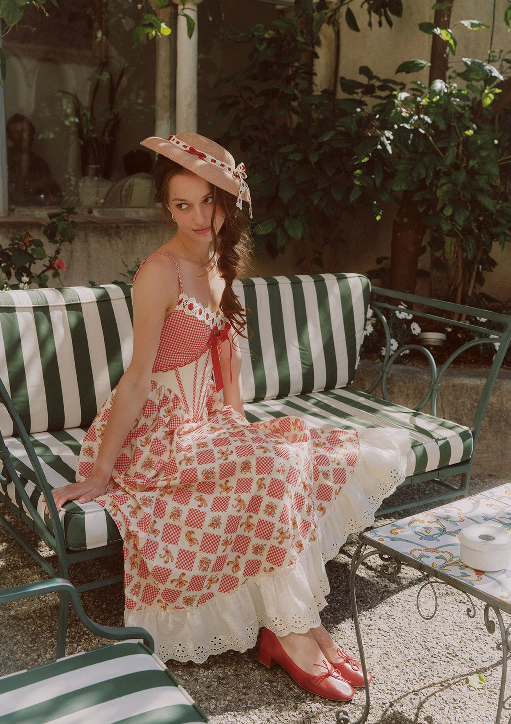 Picnic with Teddy Dress (Long)