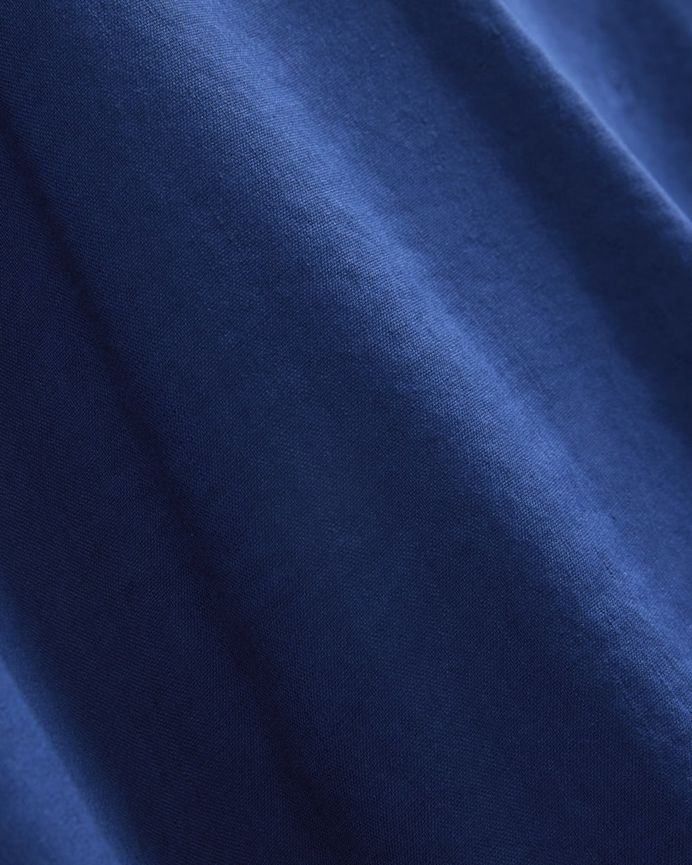 Cinched Dress in Stretch Linen | Estate Blue