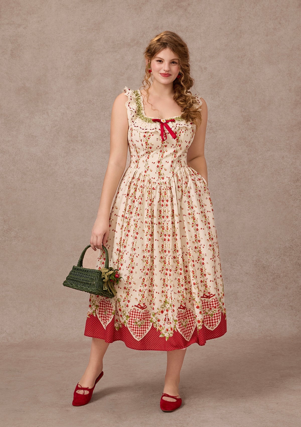 Curve&Plus Wildberry Picnic Dress