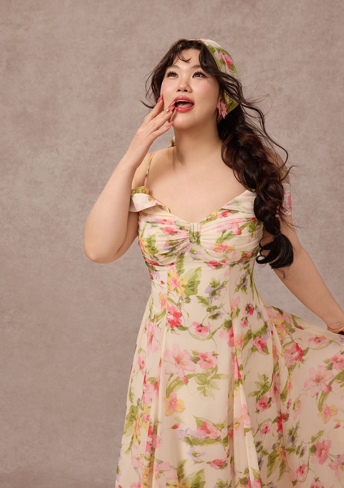 Curve&Plus Spring in Amalfi Dress
