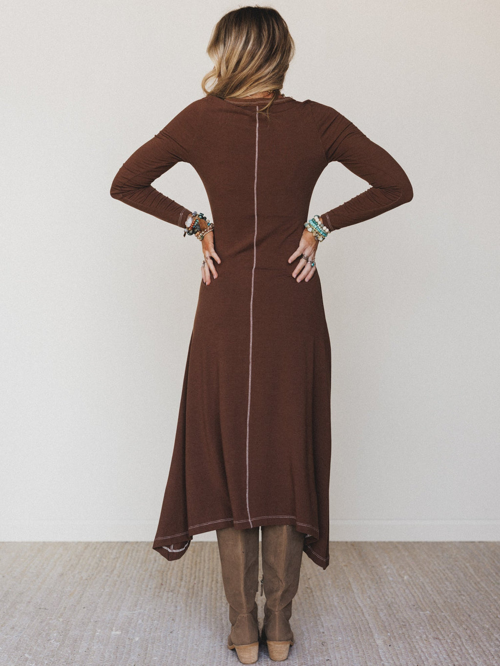 Harlowe Dress - Mocha