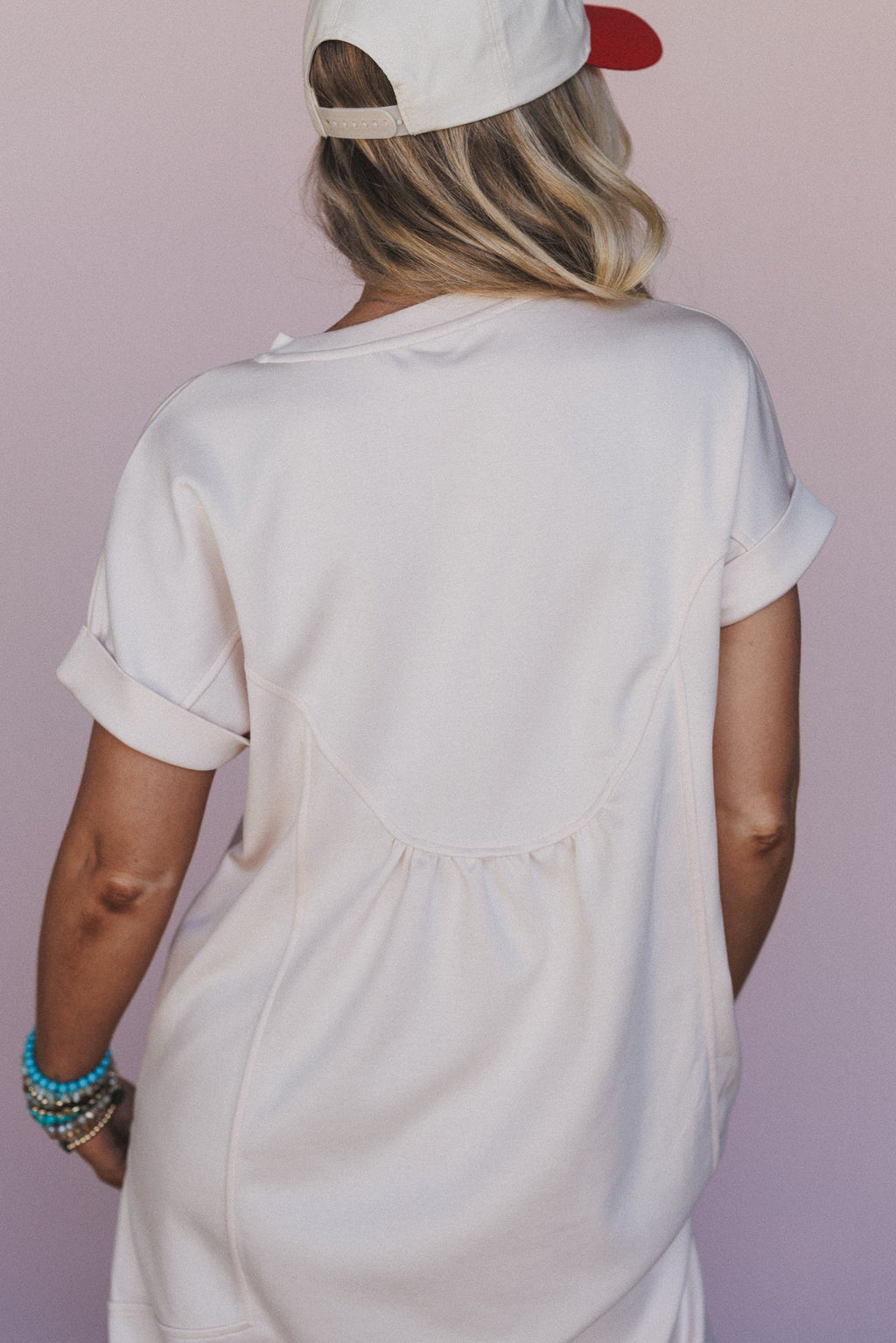 Coastal Mirage Maxi Dress - Cream