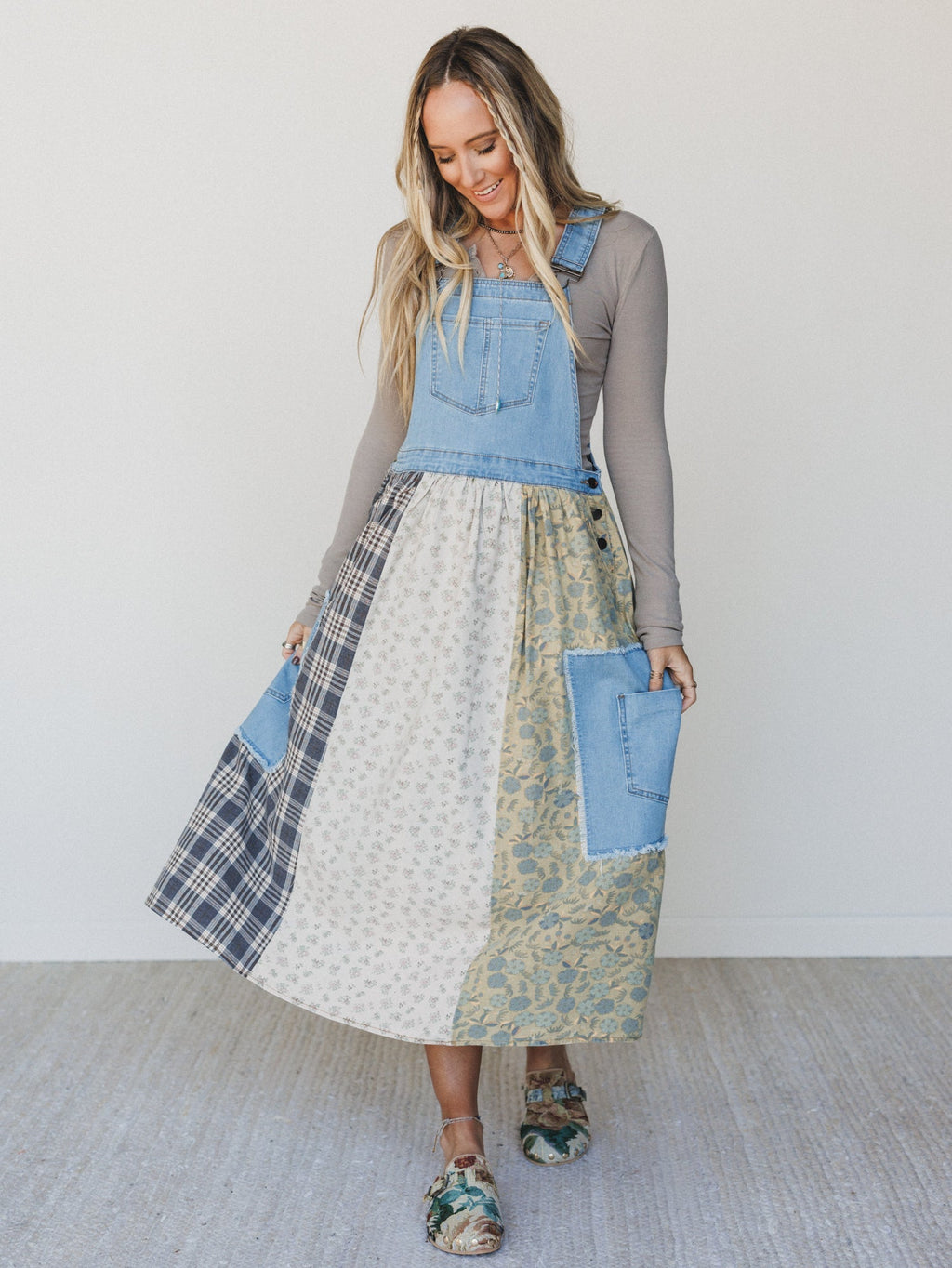 Prairie Star Dress - Denim