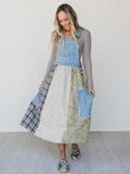 Prairie Star Dress - Denim