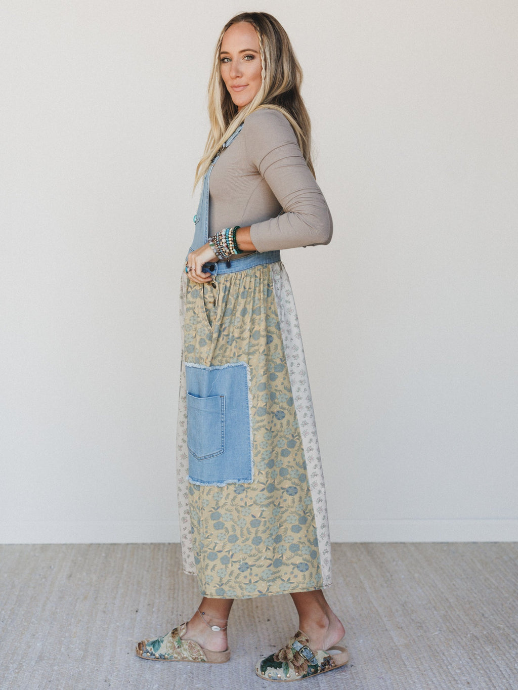 Prairie Star Dress - Denim