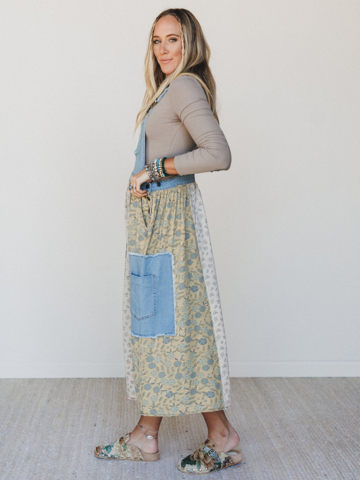 Prairie Star Dress - Denim