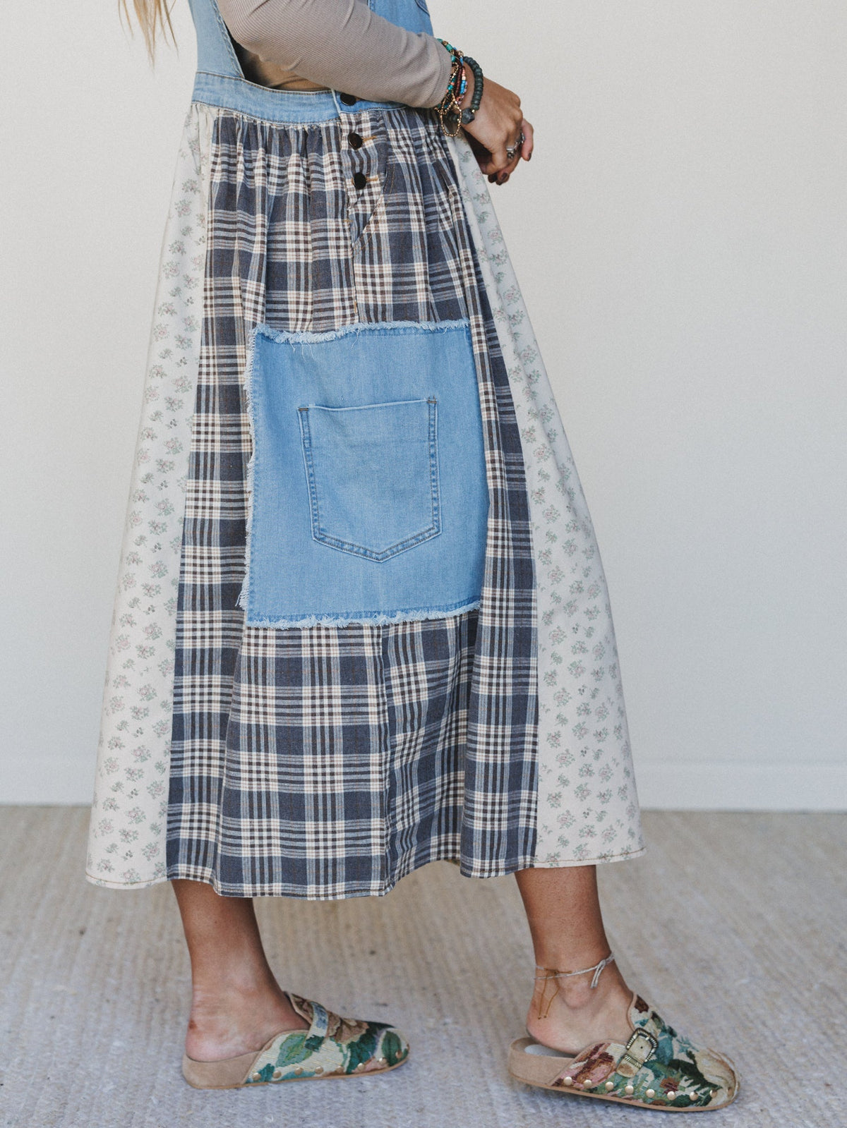 Prairie Star Dress - Denim