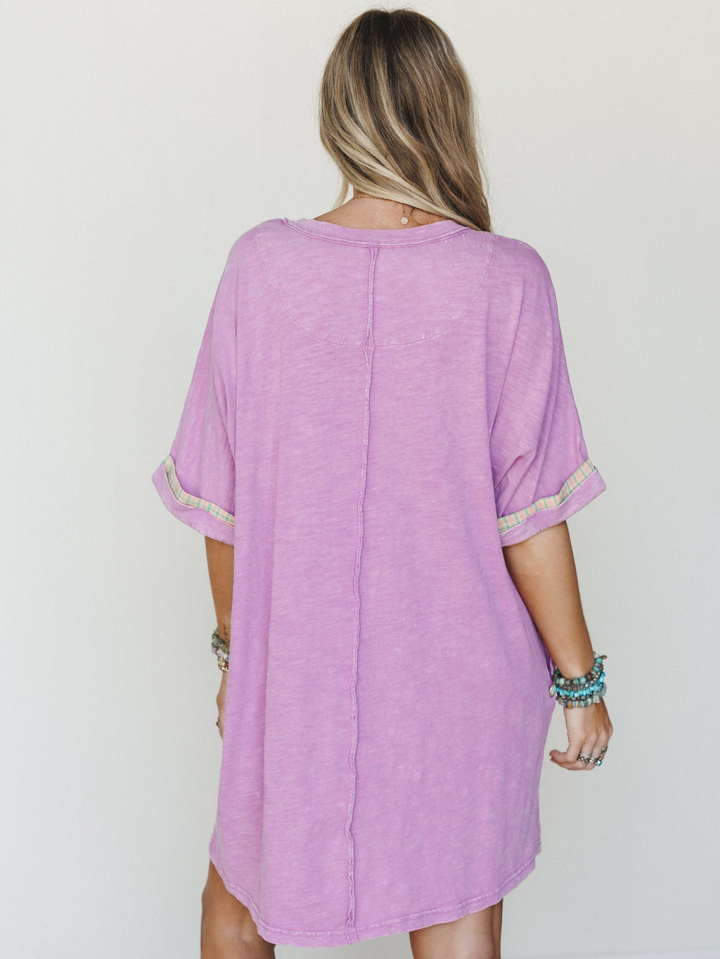 Flower Power Tee Dress - Orchid