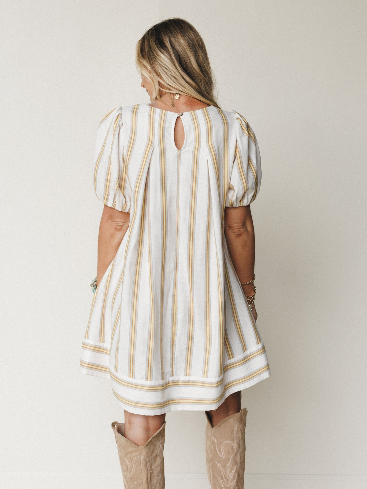 Solar Flare Dress - Oatmeal