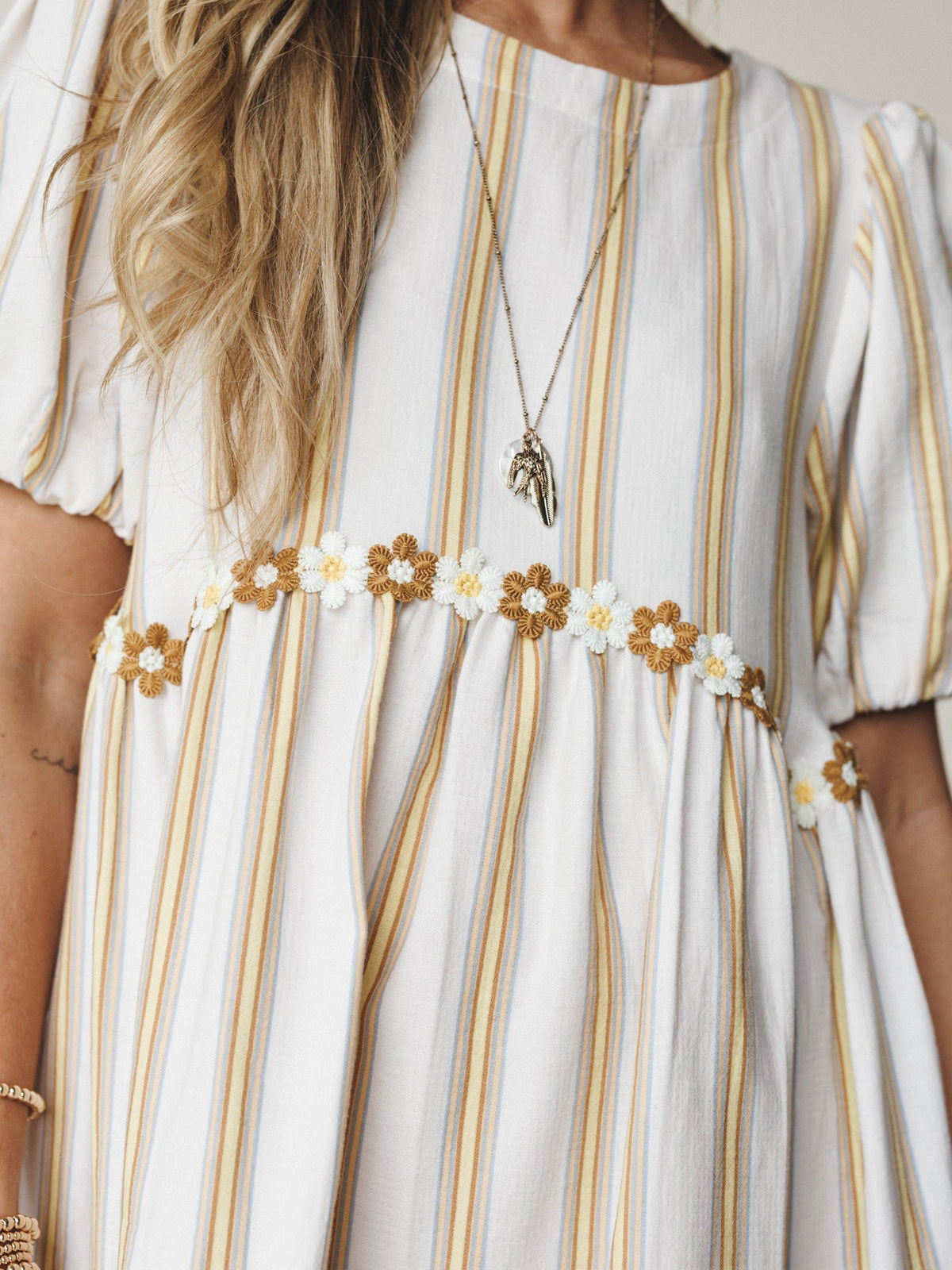 Solar Flare Dress - Oatmeal