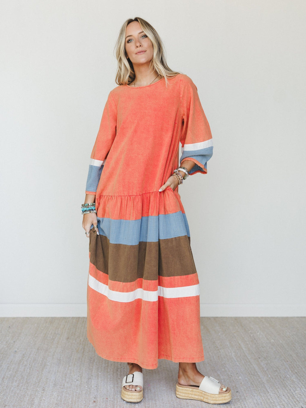 Savanna Maxi Dress - Rust
